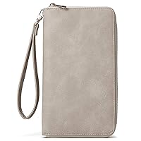 CLUCI Backpack Purse for Women Fashion Leather bundles with Women Wallet Large Leather Zip Around Card Holder Organizer Ladies Clutch Wristlet
