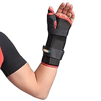 Advanced Wrist Brace with Thumb Spica Splint, Providing Effective Support for Dequervains Tendonitis, Carpal Tunnel, and Arthritis Pain, Best Wrist Brace with Thumb Stabilizer (Left Hand, S)