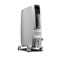 De'Longhi Dragon Digital Oil Filled Radiator Heater, 1500W Electric Space Heater for indoor use, programmable timer, Energy Saving, full room heater with safety features TRD40615E