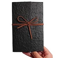 Vintage Black Wedding Invitations with Envelopes Rustic Invitations for Unique Wedding Theme Envelopes Included Super Quality Paper - Set of 20