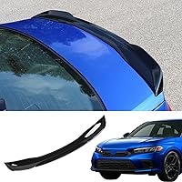 Spoiler Wing Compatible with 2022 2023 2024 Honda Civic Sedan Spoiler Trunk Rear Spoiler Wing Lip for Honda Civic Sedan Accessories (Glossy Black)