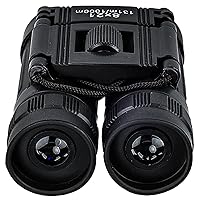 Mini Binoculars 8x21 Zoomable Night Vision Foldable Binoculars with String Portable High Powered Binoculars for Bird Watching Travel Concert for Archery