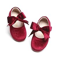 Kiderence Little Toddler Girls Dress Shoes Ballerina Ballet Flats Kids Mary Janes