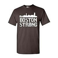 Boston Strong Skyline State Adult T-Shirt Tee