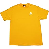 Star Trek Command Uniform Image Gold T-Shirt Tee