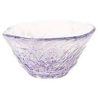 Toyo Sasaki Glass WA515 Cold Sake Glass, Sake Cup, Tokkuri Guinomi (Sold by Case), Purple, Approx. 1.6 fl oz (45 ml), 72 Pieces