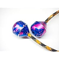 2 Pcs Begleri Fidget Beads Copper Worry Fidget Beads Worry Beads Begleri  Beads begleri Fidget Toy Cylinder and Bell Shaped Bead Handmade Novelty and