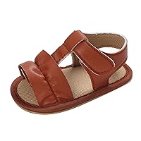 Baby Girls Shoes Summer Children And Infants Toddler Shoes Boys And Girls Sandals Flat Bottom Light Open Toe Sank Boys