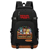 Five Nights at Freddy's Bagpack-Lightweight Canvas Knapsack Daily Bookbag