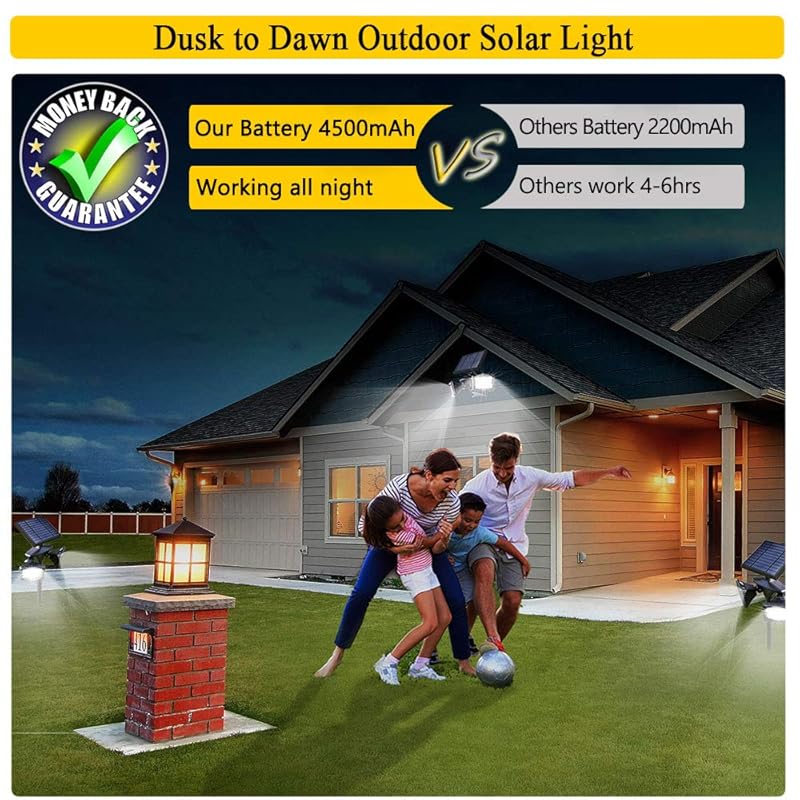 Mua EMANER Motion Sensor Solar Light Outdoor, Dusk to Dawn Wireless  Security LED Flood Light, 6000K Very Bright, Solar Powered Landscape  Spotlights Waterproof for Garden/Driveway/Porch, (1-Pack) trên Amazon Mỹ  chính hãng 2023