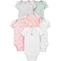 Simple Joys by Carter's baby-girls 6-pack Short-sleeve BodysuitBodysuit