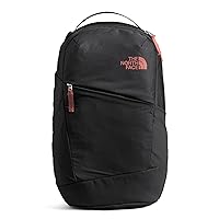 THE NORTH FACE Women's Isabella 3.0 Backpack, TNF Black Light Heather/Burnt Coral Metallic, One Size