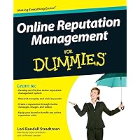 Online Reputation Management For Dummies Online Reputation Management For Dummies Paperback Mass Market Paperback