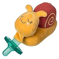 Mary Meyer WubbaNub Infant Pacifier, 6-Inches, Skippy Snail