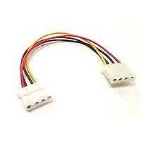 Molex 4 Pin Female to 4 Pin Female Cable 8 Inch