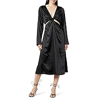 The Drop Women's Violeta Cutout Silky Maxi Dress