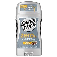 Speed Stick Zero Deodorant for Men, Fresh Woods, 76g