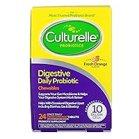 Culturelle Probiotic, Chewables, One Daily Tablets, Orange 24 Tablets