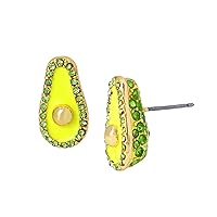 Betsey Avocado Stud Earrings