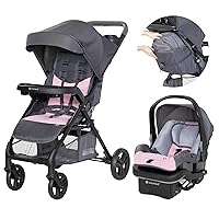 Baby Trend Passport Cargo Travel System, Pink Bamboo