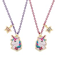 Jewelry Unicorn Pendants, Unicorn Pendant and Earrings Set, JoJo Bow Bow Heart Pendant and Bracelet Set, Best Friends Gift Set
