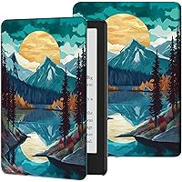 Case for Kindle Scribe 10.2 Inch (2022 Released) PU Leather Slim Adjustable Stand Smart Cover Shell with Auto Wake/Sleep for 10.2