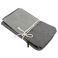 Sewing Machine Cover Dust-Proof Foldable Sewing Machine Protector With Pockets Gray