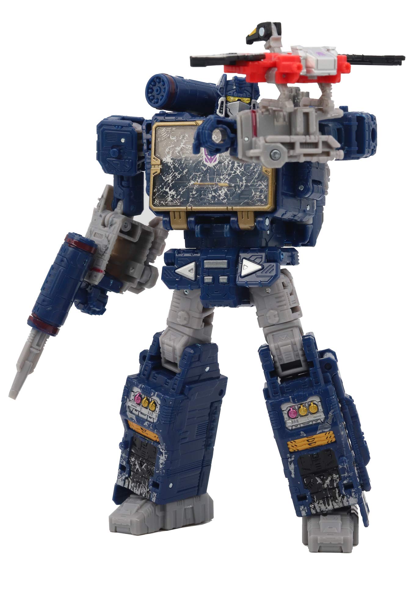 Transformers Toys Generations War for Cybertron Voyager Wfc-S25 Soundwave Action Figure - Siege Chapter - Adults & Kids Ages 8 & Up, 7