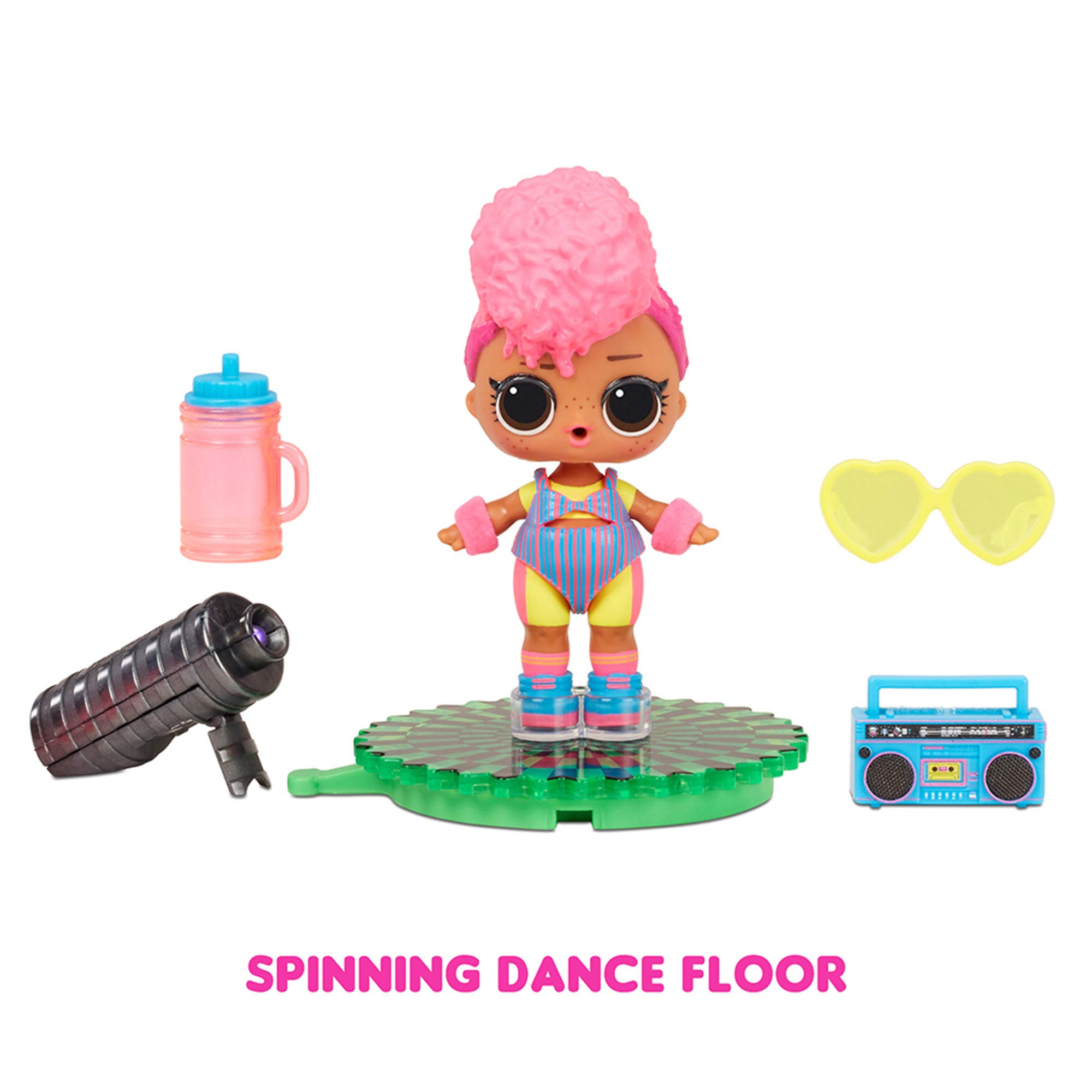 L.O.L. Surprise! Dance Dolls with 8 Surprises Including Doll Dance Floor That Spins, Dance Move Card and Accessories - Great Gift for Girls Age 4-7