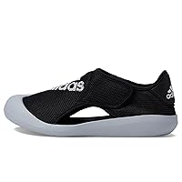 adidas Altaventure 2.0 Sandal, Core Black/White/Halo Silver, 1 US Unisex Little Kid