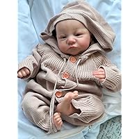 iCradle Reborn 19 Inch Realistic Silicone Newborn Premie Baby Doll Toy Birthday Gift Crhistmas Present for Age 3+Therapy Treat
