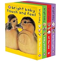 Bright Baby Touch & Feel Boxed Set: On the Farm, Baby Animals, At the Zoo and Perfect Pets (Bright Baby Touch and Feel) Bright Baby Touch & Feel Boxed Set: On the Farm, Baby Animals, At the Zoo and Perfect Pets (Bright Baby Touch and Feel) Board book