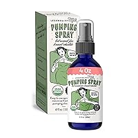 Legendairy Milk Pumping Spray 4 oz., Helps Sore Nipples & Clogged Ducts, Organic Lubricant for Breast Shields and Flanges, Vegan Breast Pump Spray, Natural & Lanolin-Free, Made in USA
