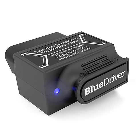 BlueDriver Bluetooth Pro OBD2 Car Diagnostic Scan Tool and Check Engine Light Code Reader for iPhone and Android