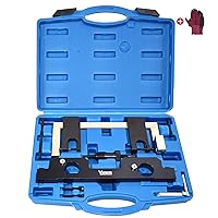 Engine Vanos Camshaft Alignment Locking Timing Tool Kit, Compatible with BMW N20 N26, with Carrying Case & Gloves