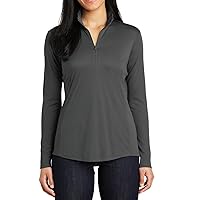 Women's Long Sleeves PosiCharge Competitor Cadet Collar 1/4-Zip Pullover