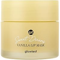 Sweet Dreams Lip Mask: Nourishing, Plumping and Hydrating lip balm | Vegan Lip Sleeping Mask | Hyaluronic Acids + Vitamin C + Shea Butter + Antioxidants | Vanilla - 0.7 oz.