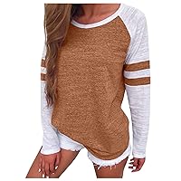Christmas T Shirts for Women Loose Fit Scoop Neck Long T Shirt Uniform Push-Up Womens Dressy Tops and Blouses