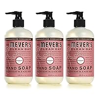 Mrs. Meyer's Clean Day Liquid Hand Soap, Cruelty Free and Biodegradable Formula, Rosemary Scent, 12.5 oz- Pack of 3