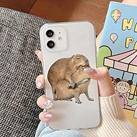 Cute Animal Capybara Cell Phones Case for iPhone 14 13 Mini 12 11 Pro Max 8 7 6S Plus X XS XR SE 2020 Cover,2,for iPhone 14ProMax