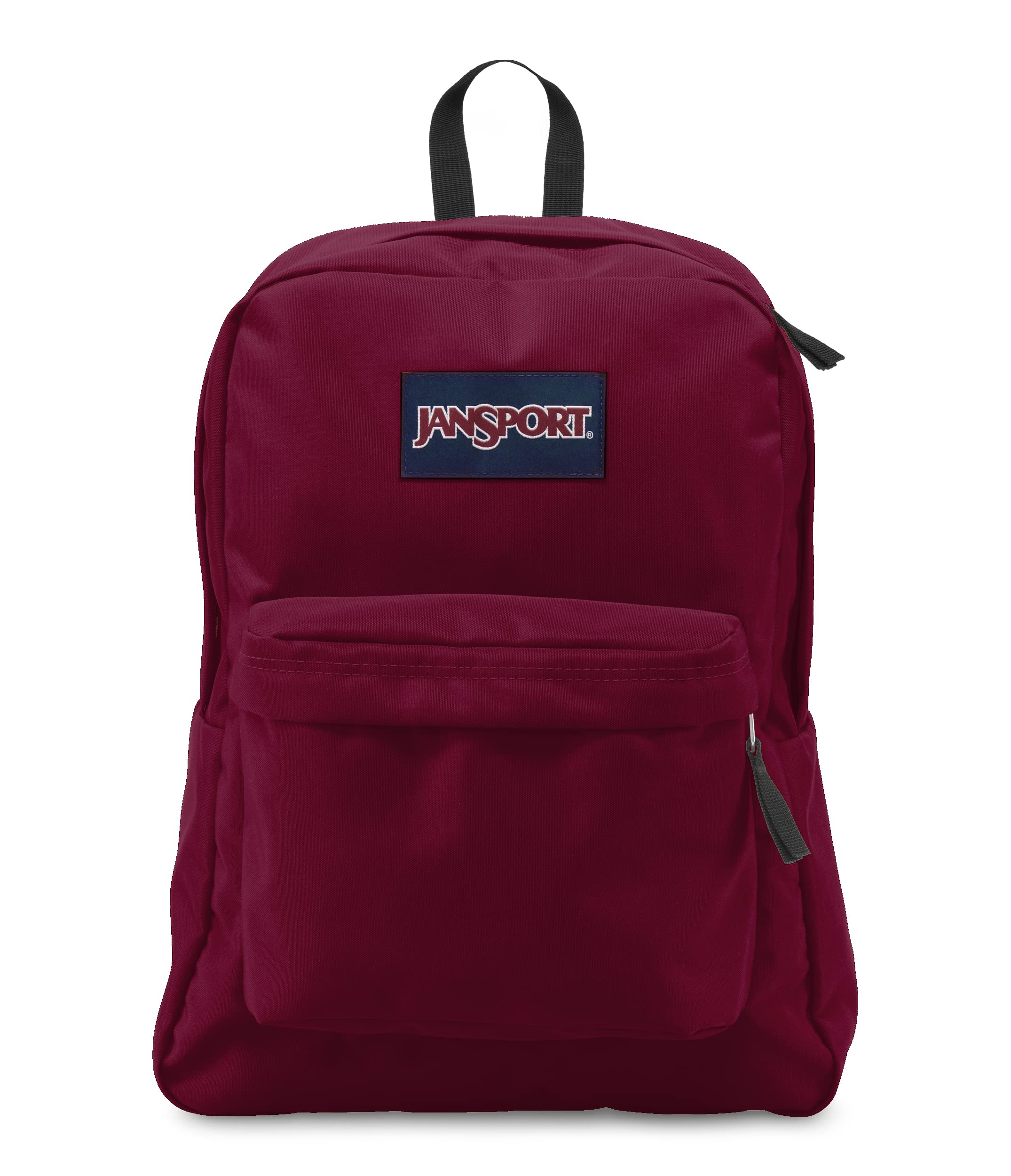 JanSport SuperBreak One Backpacks - Durable, Lightweight Bookbag with 1 Main Compartment, Front Utility Pocket with Built-in Organizer - Premium Backpack, Russet Red
