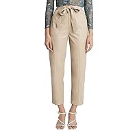 BCBGeneration Women's Faux Leather Pants with Zipper and Pockets