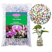  7LBS Clay Pebbles Leca for Plants, 8mm-18mm Clay