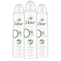 Dove Deodorant Spray Cucumber & Green Tea 3 Count For 48 Hour Protection Aluminum Free Deodorant 4 oz