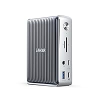Anker 577 Docking Station (13-in-1, Thunderbolt 3) 85W Charging for Laptop, 18W for Phones, 4K Dual Display, 10 Gbps USB-C Data, Ethernet, Audio, SD 4.0