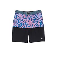 Quiksilver Boys Surfsilk Straight Leg 17 Boardshort Swim Trunk