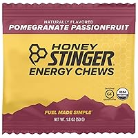 Honey Stinger Organic Energy Chews, Pomegranate Passionfruit, 1.8 Ounce