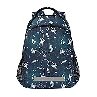 Space Theme Backpacks for School Elementary,Kid Space Theme Bookbag Space Theme Toddler Backpack