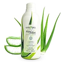Univera Aloe Vera Juice, Organic Aloe Vera, 10% Polysaccharide Retention, Digestive Enzymes for Gut Health, Immune Support & Gut Health, Aloe Flavor - 30 Days Supply (33 fl oz)