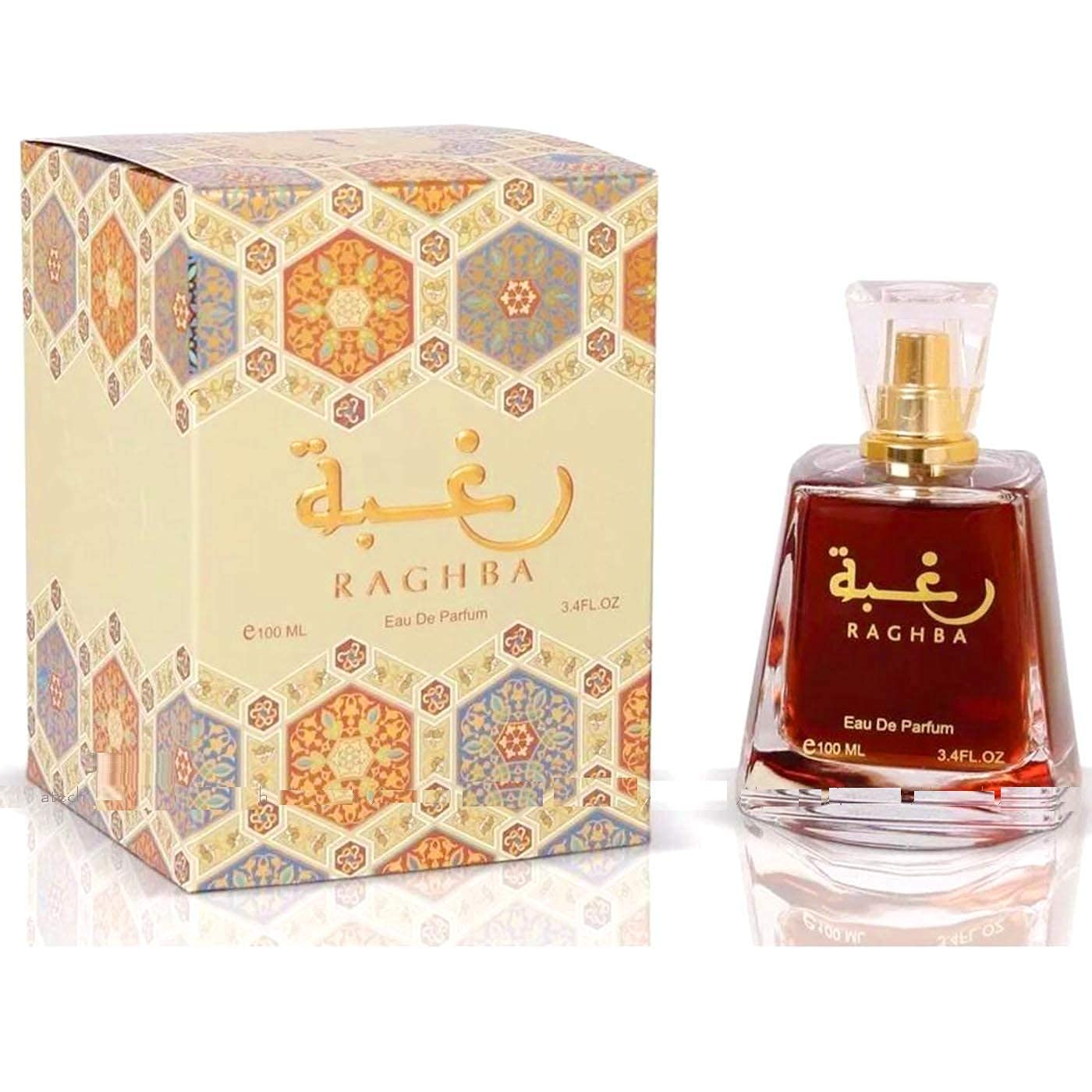 Lattafa Perfumes Raghba Unisex EDP-Eau De Parfum 100ml(3.4 oz)